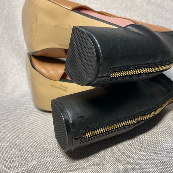 Report Signature Bryanna Tan and Black Cutout Peep Toe Booties. Size 8-8,5. - Picture 9 of 11